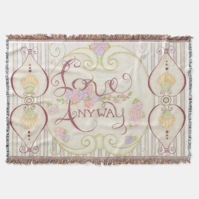 Cobertor Amar de qualquer forma (Design embelezado) Jogar c (Frente)