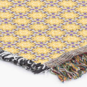 Cobertor Amarelo e Roxo