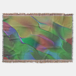 Cobertor Amarelo e verde embutidos