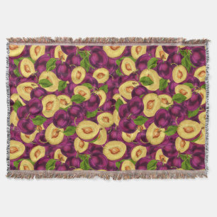 Cobertor Ameixas de Aquarela