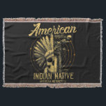 Cobertor American Native Indian T-Shirt American Motorcycle<br><div class="desc">American Native Indian T-Shirt American Motorcycle</div>