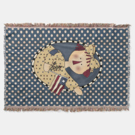 Cobertor Americana Annie Throw Blanket