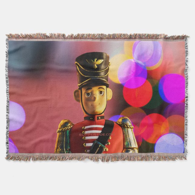 Cobertor Amigo soldadinho de brinquedo clássico de Natal do (Frente)
