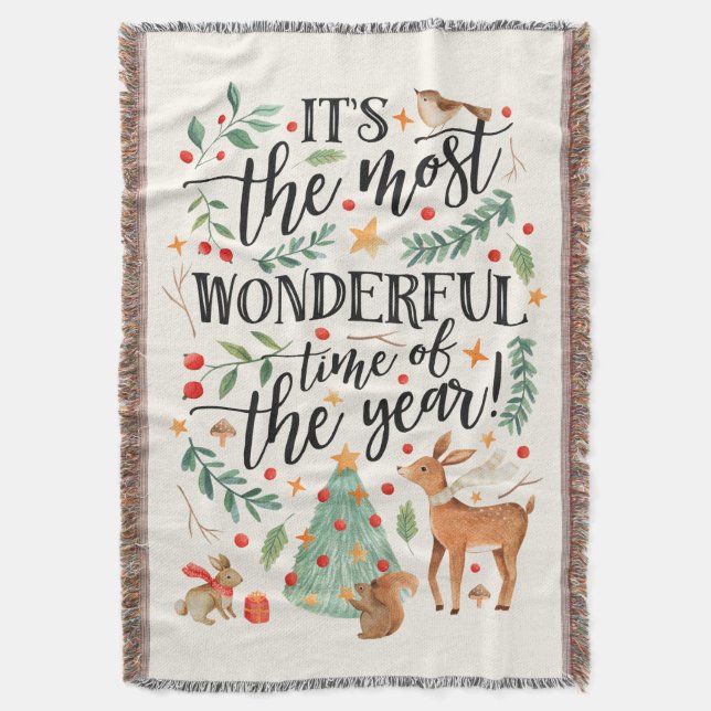 Cobertor Amigos da Floresta| Marfim| (Frente Vertical)