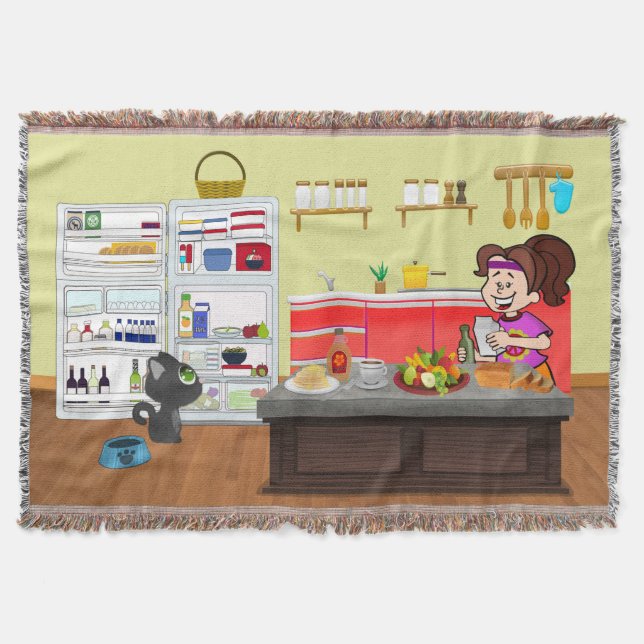 Cobertor Amigos do café da manhã (Frente)