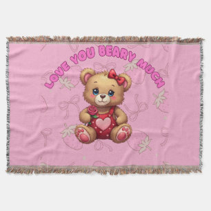 Cobertor Amo-Te Muito - Namorados Bonito Urso De