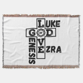 Cobertor Amor a Deus Palavra-Cruzada Bíblica