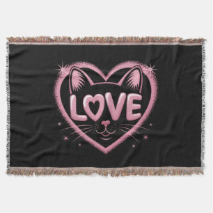 Cobertor Amor de Gato Brilhante