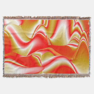 Cobertor Amor e Abstrato 3D Rainbowart Dourado