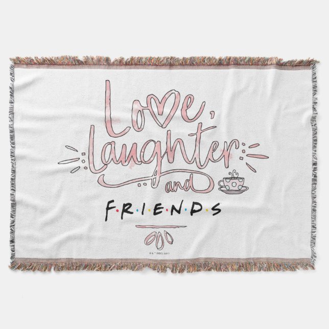 Cobertor Amor, Riso e AMIGOS™ (Frente)