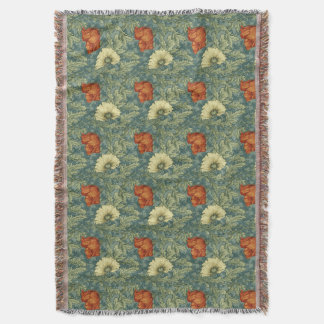Cobertor Anêmona Floral William Morris
