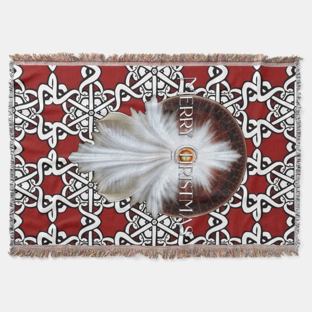 Cobertor Angel Wings Snowflake Felry Natal TW ISO (Frente)