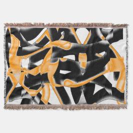 Cobertor Ângulo estranho de fitas queimadas, arranhão branc