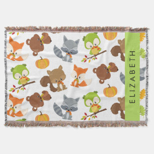 Cobertor Animais Da Floresta, Animais Da Floresta, Seu Nome