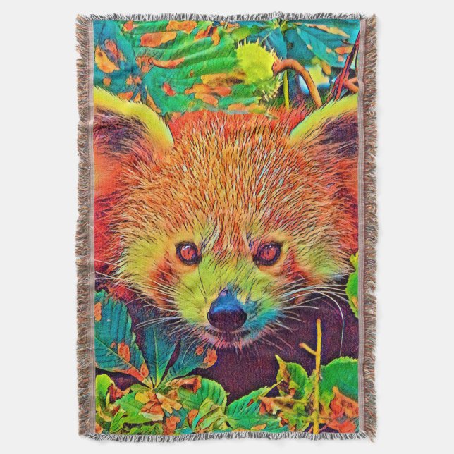 Cobertor AnimalColor_RedPanda_001 (Frente Vertical)