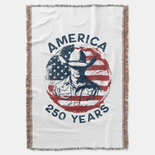 Cobertor Aniversário de 250 anos do Cowboy América 1776-202