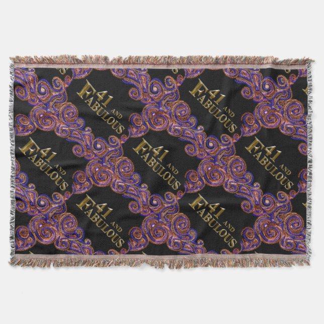 Cobertor Aniversário de 41 anos (Frente)