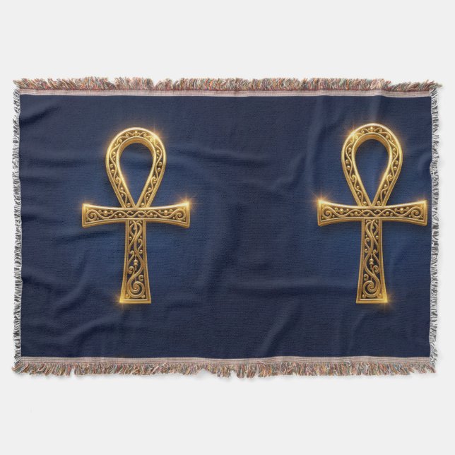 Cobertor Ankh Symbol Bedeutung – Schlüssel des Lebens´10 (Frente)