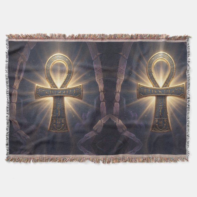 Cobertor Ankh Symbol Bedeutung – Schlüssel des Lebens´12 (Frente)