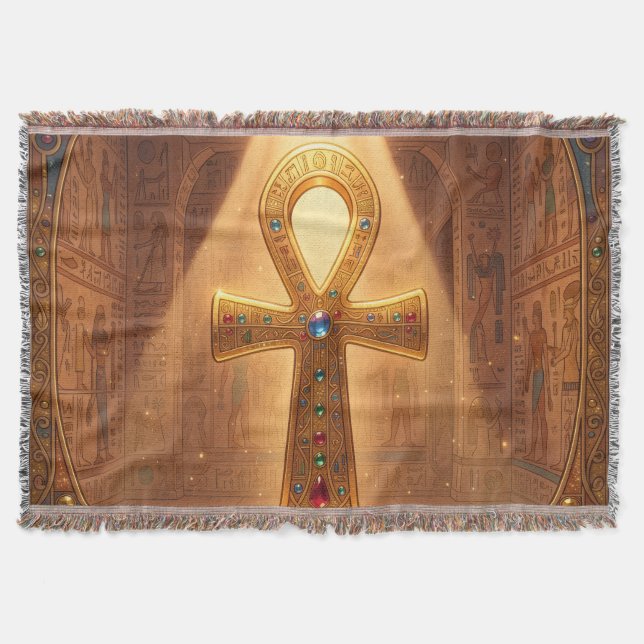 Cobertor Ankh Symbol Bedeutung – Schlüssel des Lebens´6 (Frente)