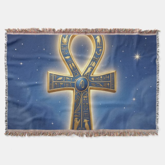 Cobertor Ankh Symbol Meaning – Key of Life´11 (Frente)