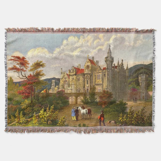 Cobertor antiga Abbotsford House impressão (Frente)