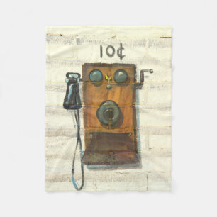 cobertor antigo do telefone celular de parede