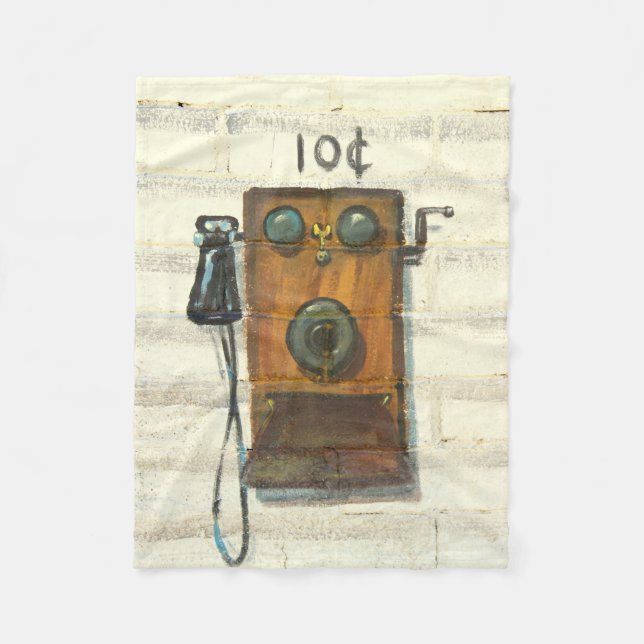 cobertor antigo do telefone celular de parede (Frente)