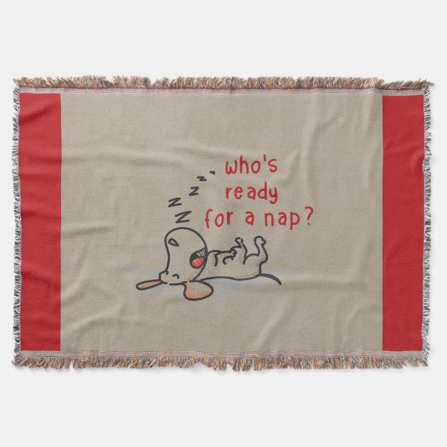 Cobertor Apronte para uma sesta? Jogue a cobertura (Frente)