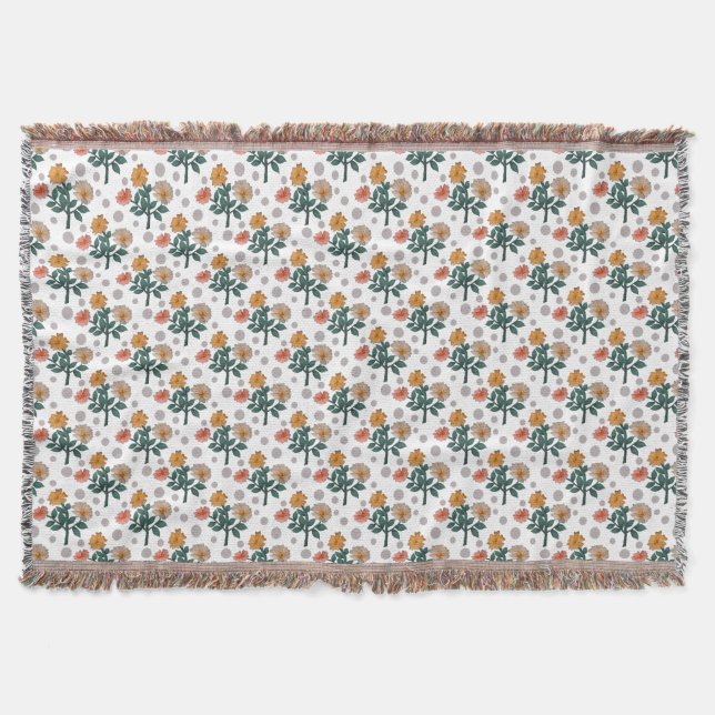 Cobertor Aquarela floral  (Frente)