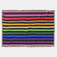 Arco-íris e listras pretas