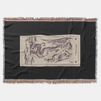 Cobertor Arpia tarot Card