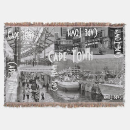 Cobertor Arquitetura Monocromática de paisagem urbana da Ci