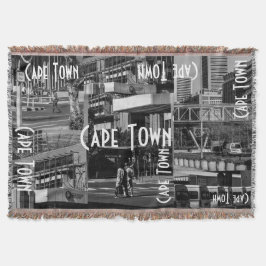 Cobertor Arquitetura Monocromática de paisagem urbana da Ci