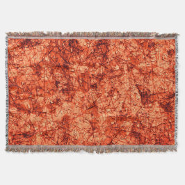 Cobertor Arranhões num fundo coral ligeiramente visto