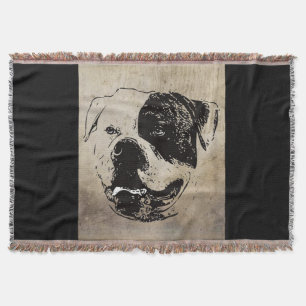 Cobertor Art America Bulldog Presente De Amantes De Bulld