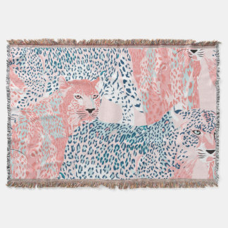 Cobertor Art Leopard Abstrato Animal Standard