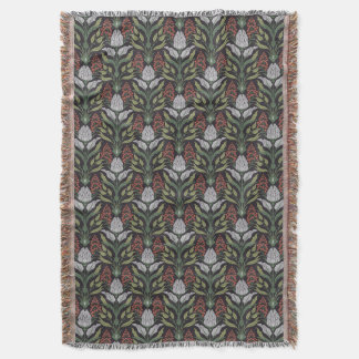Cobertor Art Nouveau Floral Throw