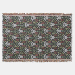 Cobertor Art Nouveau Floral Throw