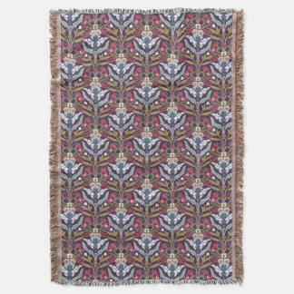 Cobertor Art Nouveau Floral Throw
