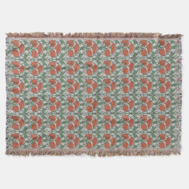 Cobertor Art Nouveau Floral Throw Blanket