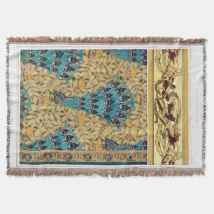 Cobertor Art nouveau paciock, arte têxtil verneuil
