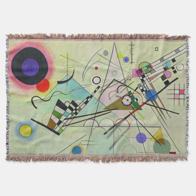 Cobertor Arte abstrata de Paul Klee (Frente)