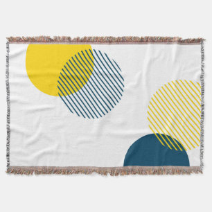 Cobertor Arte abstrato moderna, simples, mínima, urbana mo