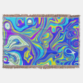 Cobertor Arte de Mármore de Corrente Interna