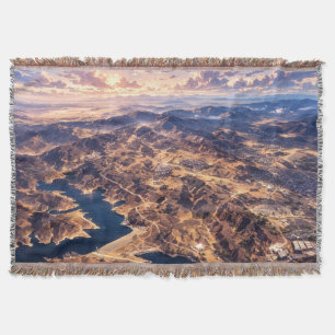 Cobertor Arte de Paisagem Fotográfica Editada (Melhor Quali