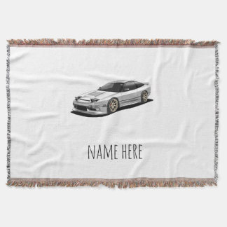 Cobertor arte do nissan 240sx desenhada à mão