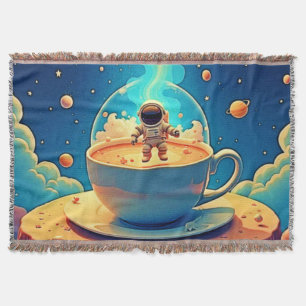 Cobertor Arte Espacial do Café do Astronauta