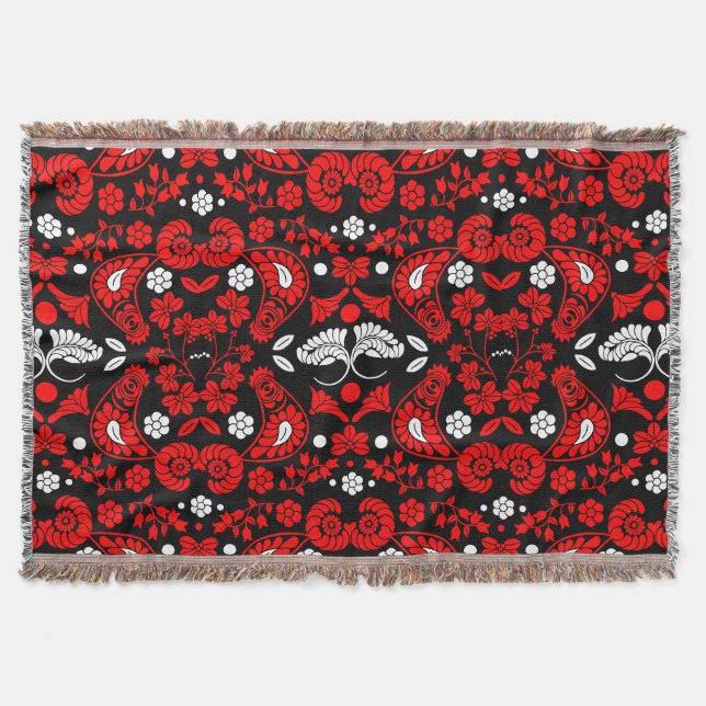 Cobertor Arte Folclórica de Países Eslovacos (Frente)