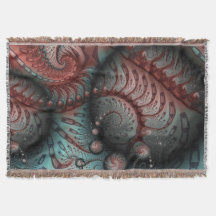 Arte fractal de fantasia vívida abstrata marrom az